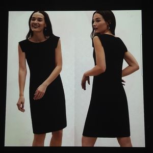 MM Lafleur The Sarah Black Midi Dress Size 6